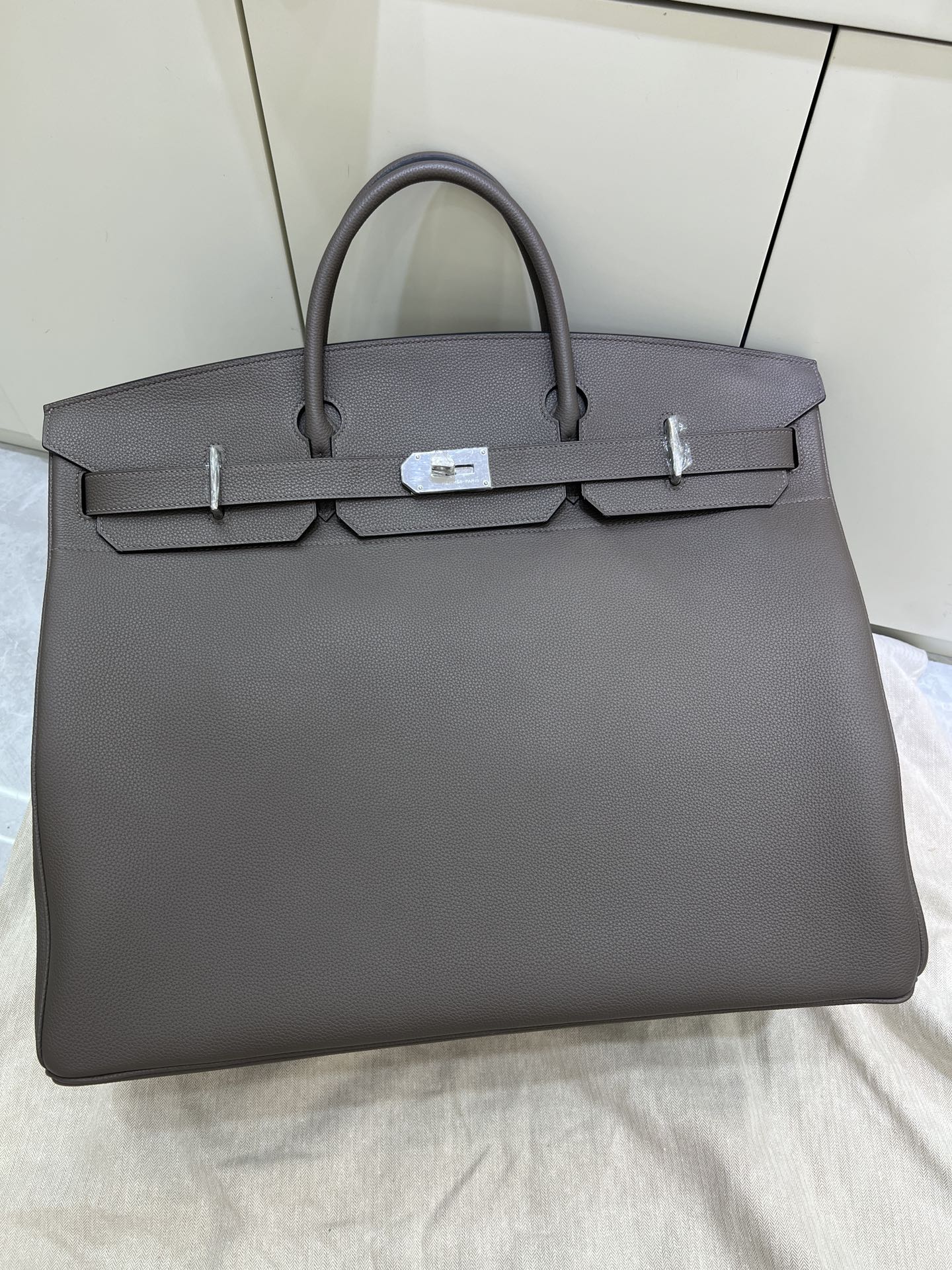 Birkn 50cm Travel Bag in Etain