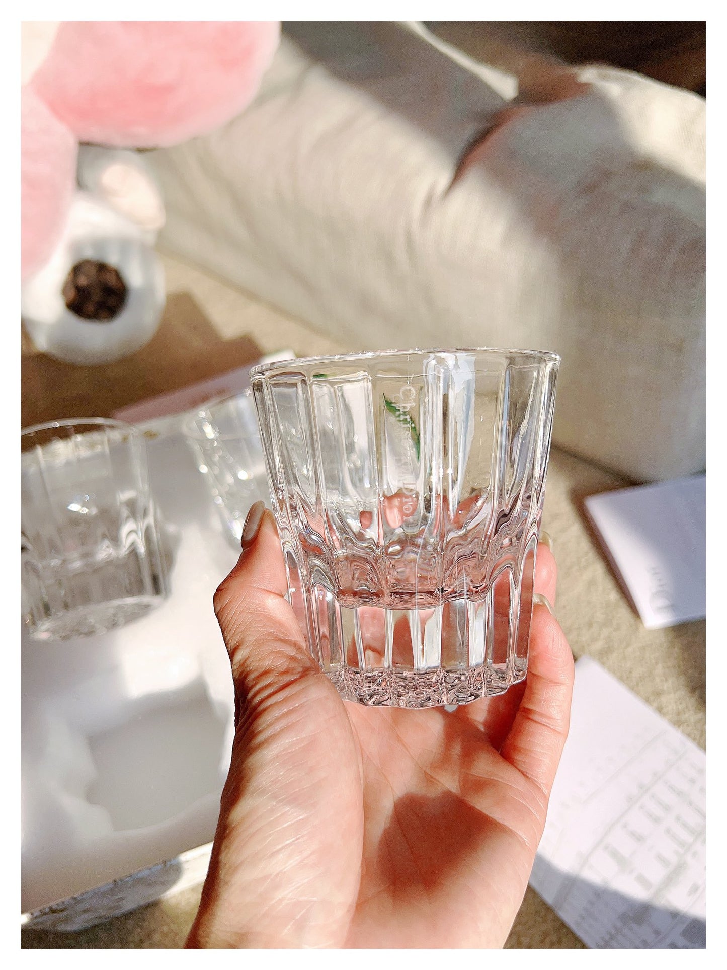 D crystal cup gift box
