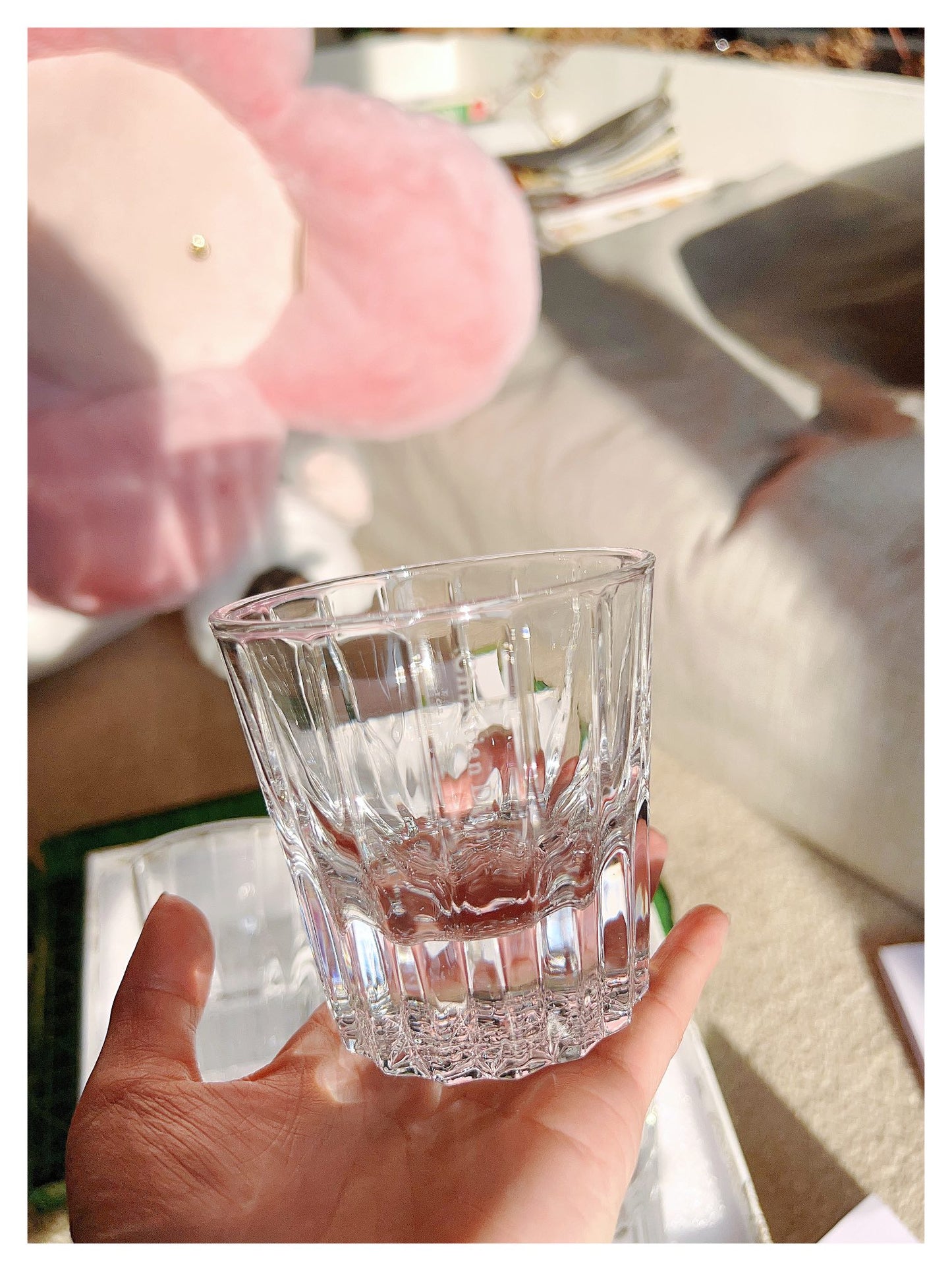 D crystal cup gift box