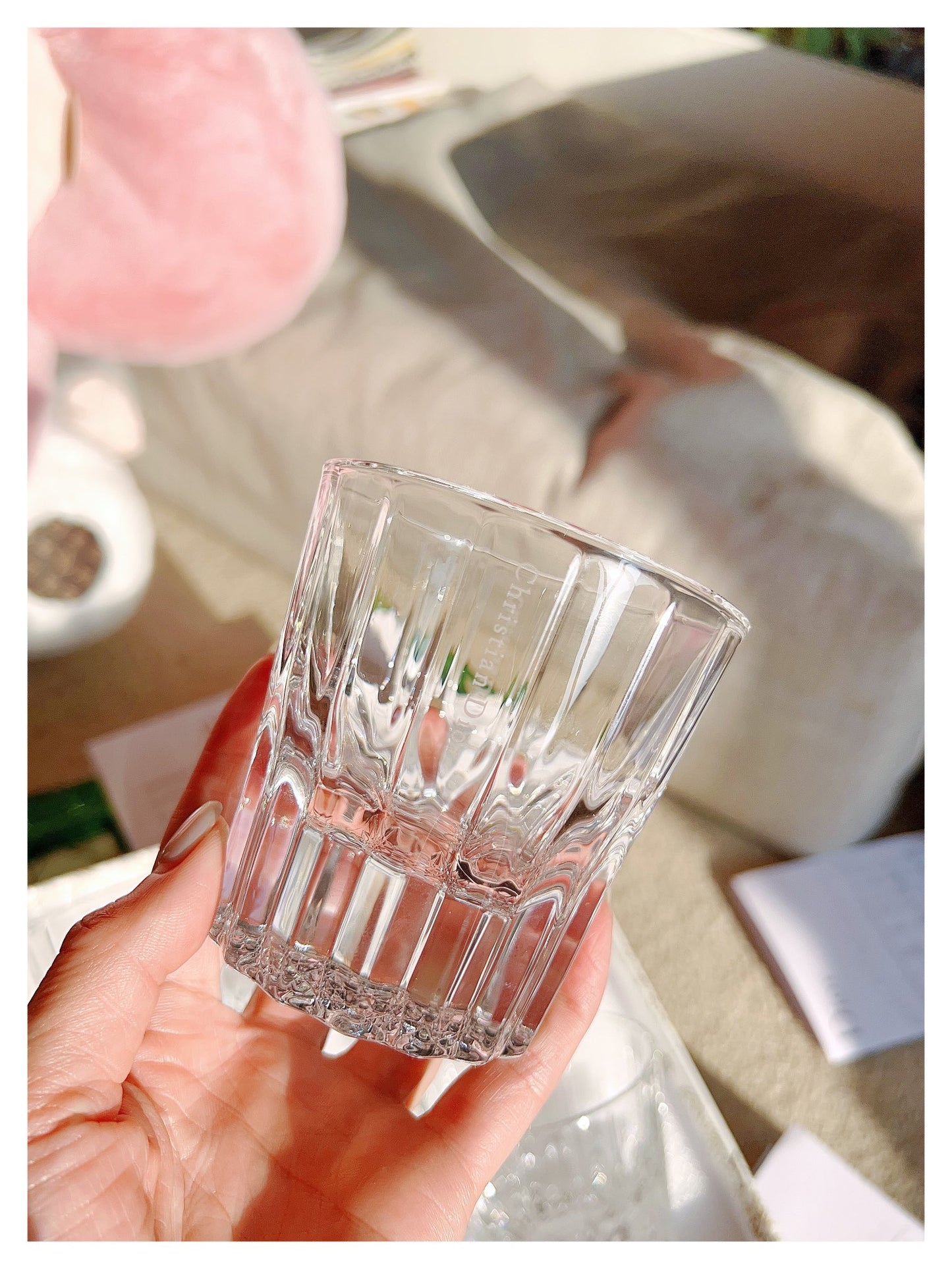 D crystal cup gift box