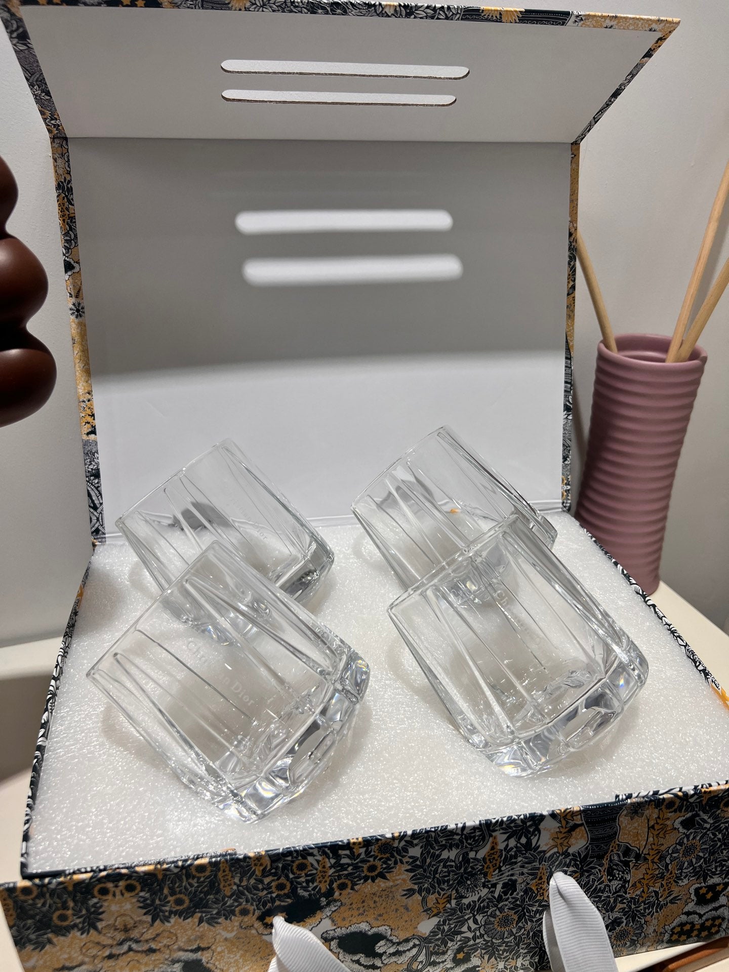 Austrian crystal cup set