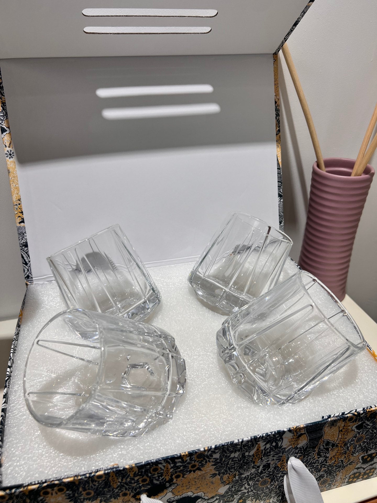 Austrian crystal cup set